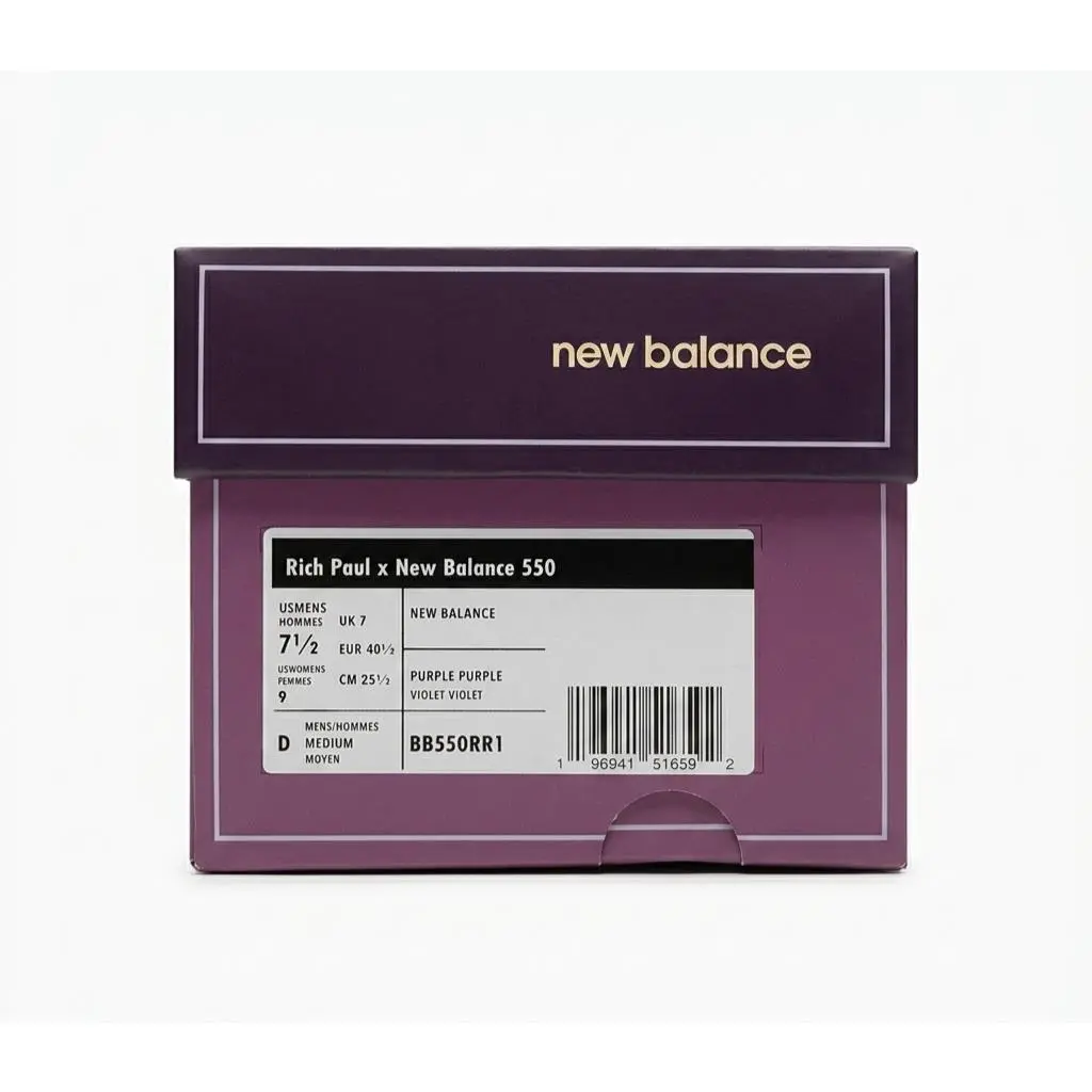 New Balance shoes - New Balance 550 - BB550RR1 - Purple (UPC: 196941516592) 4