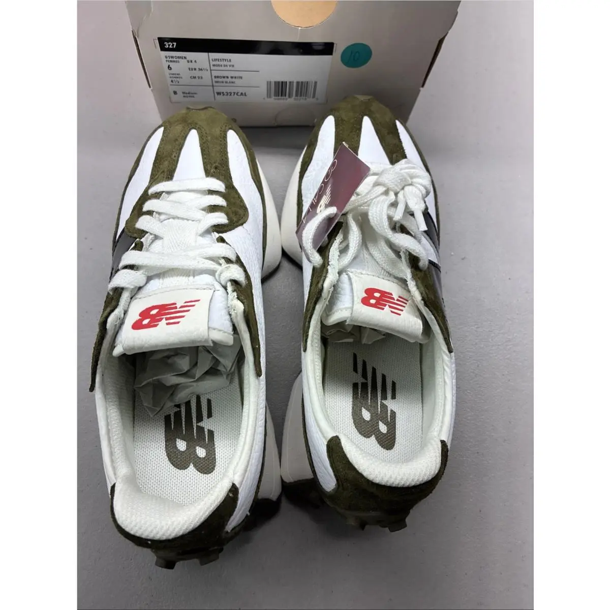 New Balance shoes - New Balance 327 - MS327FCO - White, Beige 3