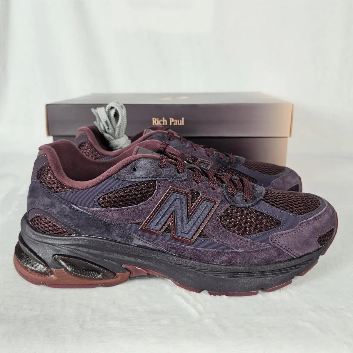 New Balance x Rich Paul 2010 Plum Brown Velvet Suede Pack U2010RP122 Size 10 New