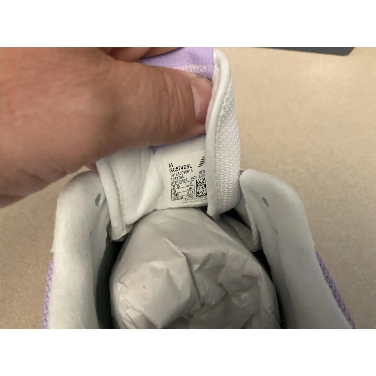 New Balance shoes - New Balance 574 - Purple (UPC: 195907795378) 1