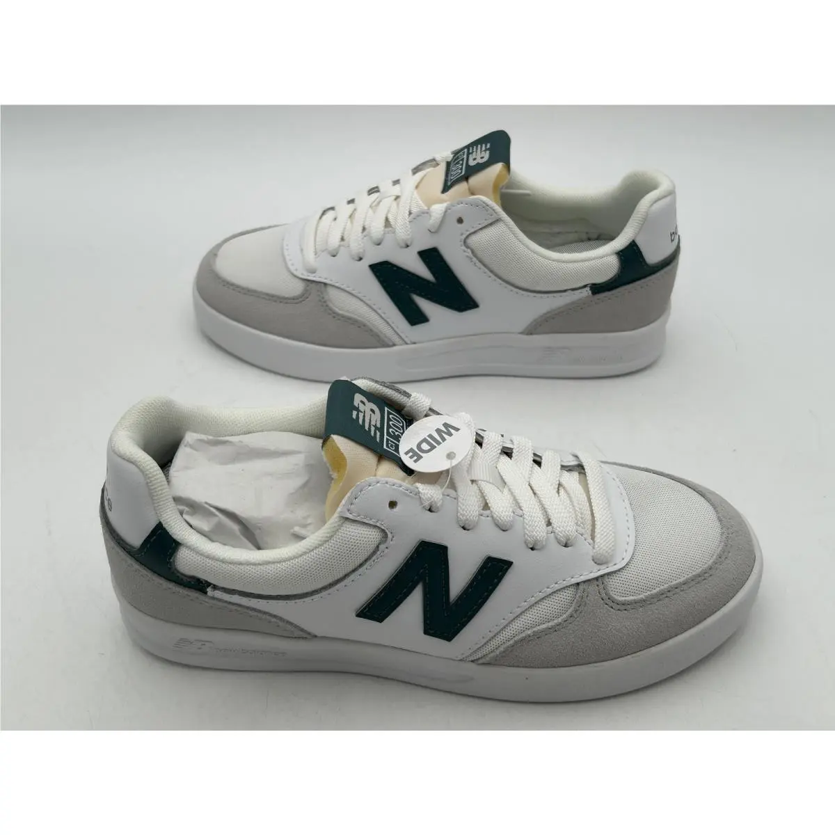 New Balance shoes - White/Brighton Grey/New Spruce 3