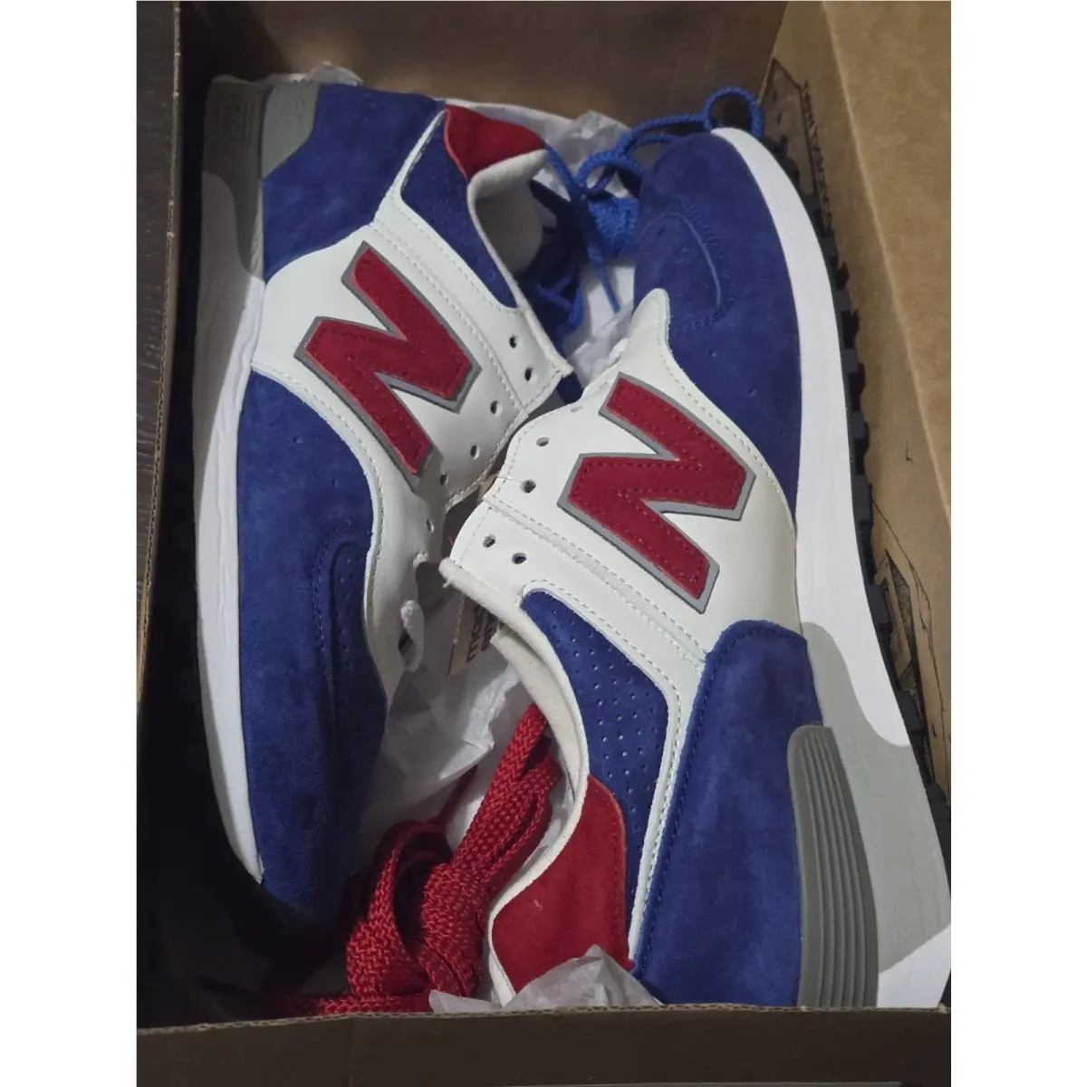 New Balance 576 M576RBW 30th Anniversary Tricolour Made In England Sz 9.5 DS