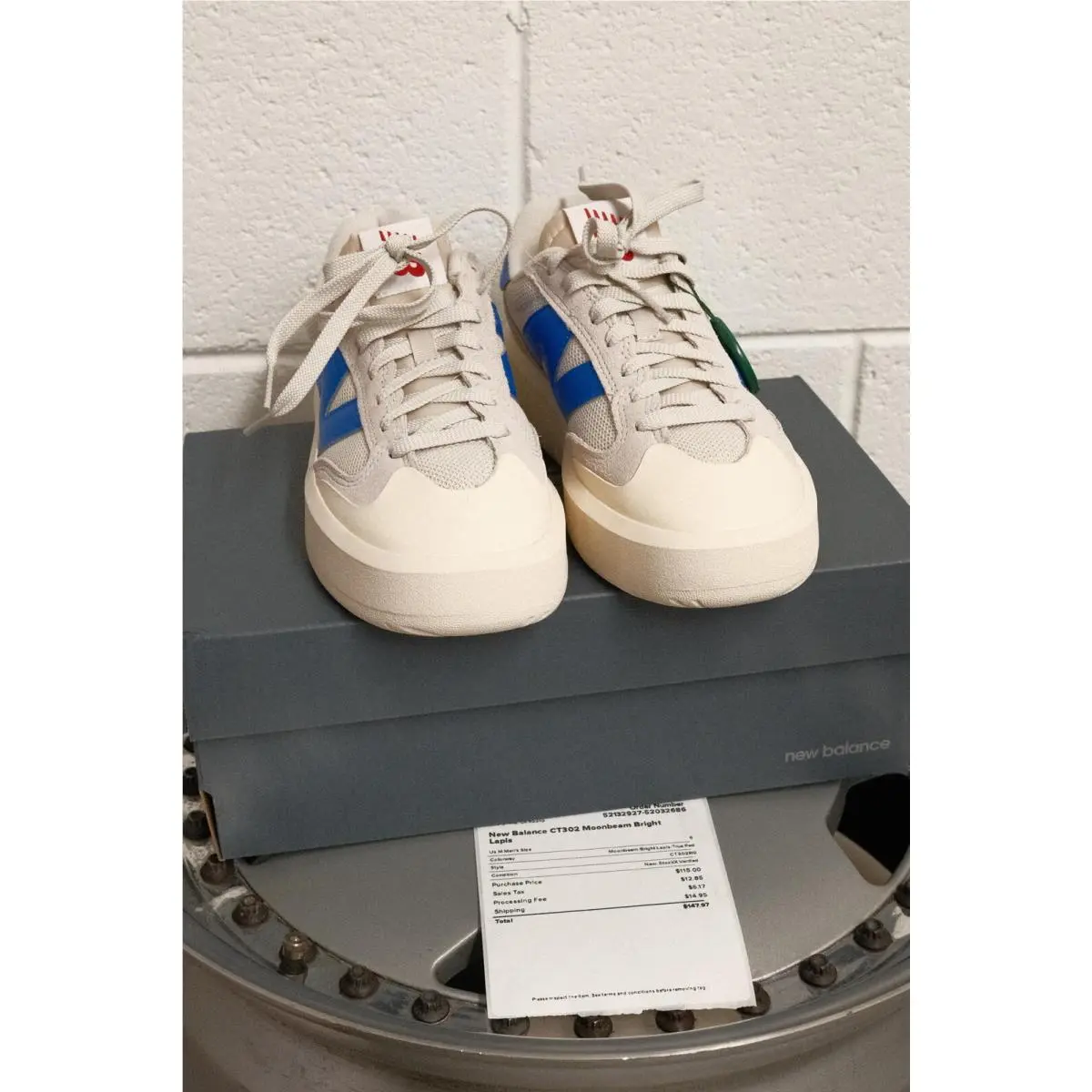New Balance CT302 Moonbeam Bright Lapis Low Top Men 6