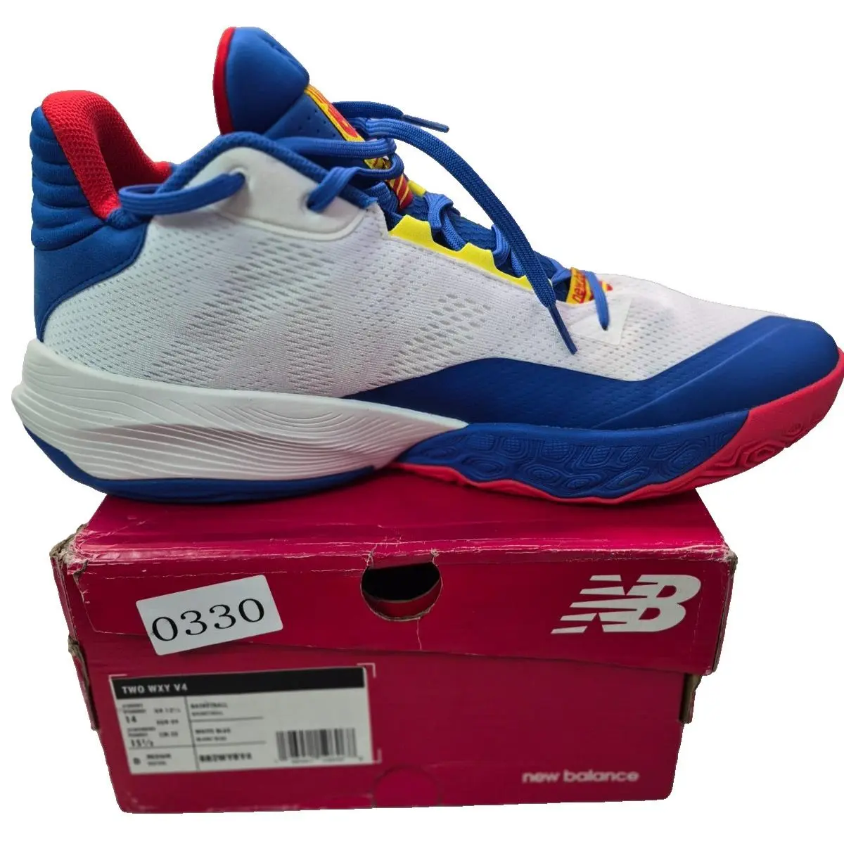 New Balance shoes - New Balance Two WYX V4 - BB2WYRY4 - White/Blue (UPC: 196941596068) 5