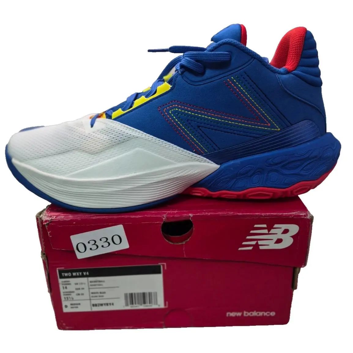 New Balance shoes - New Balance Two WYX V4 - BB2WYRY4 - White/Blue (UPC: 196941596068) 6