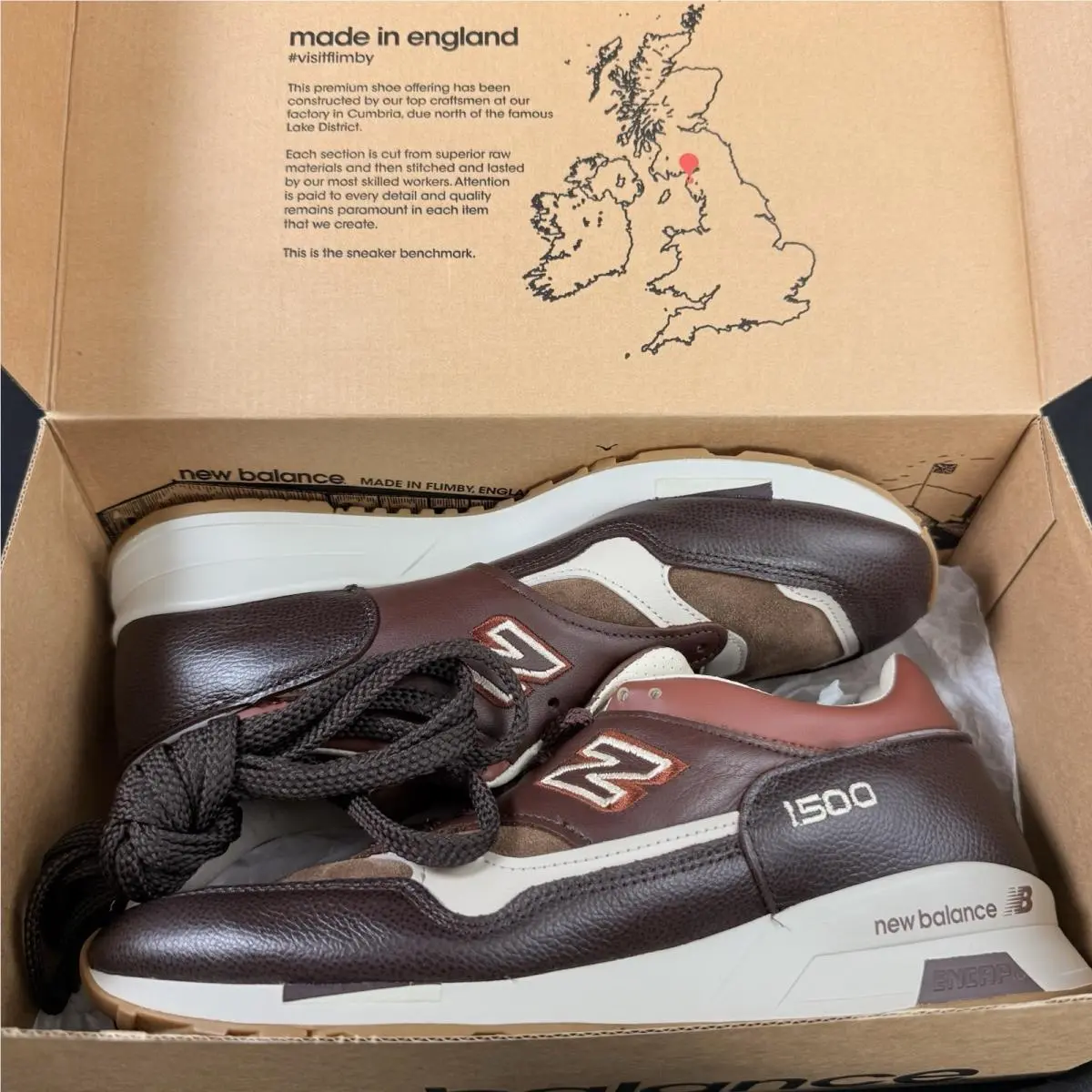 New Balance shoes - M1500GBI - M1500GBI - Brown 7