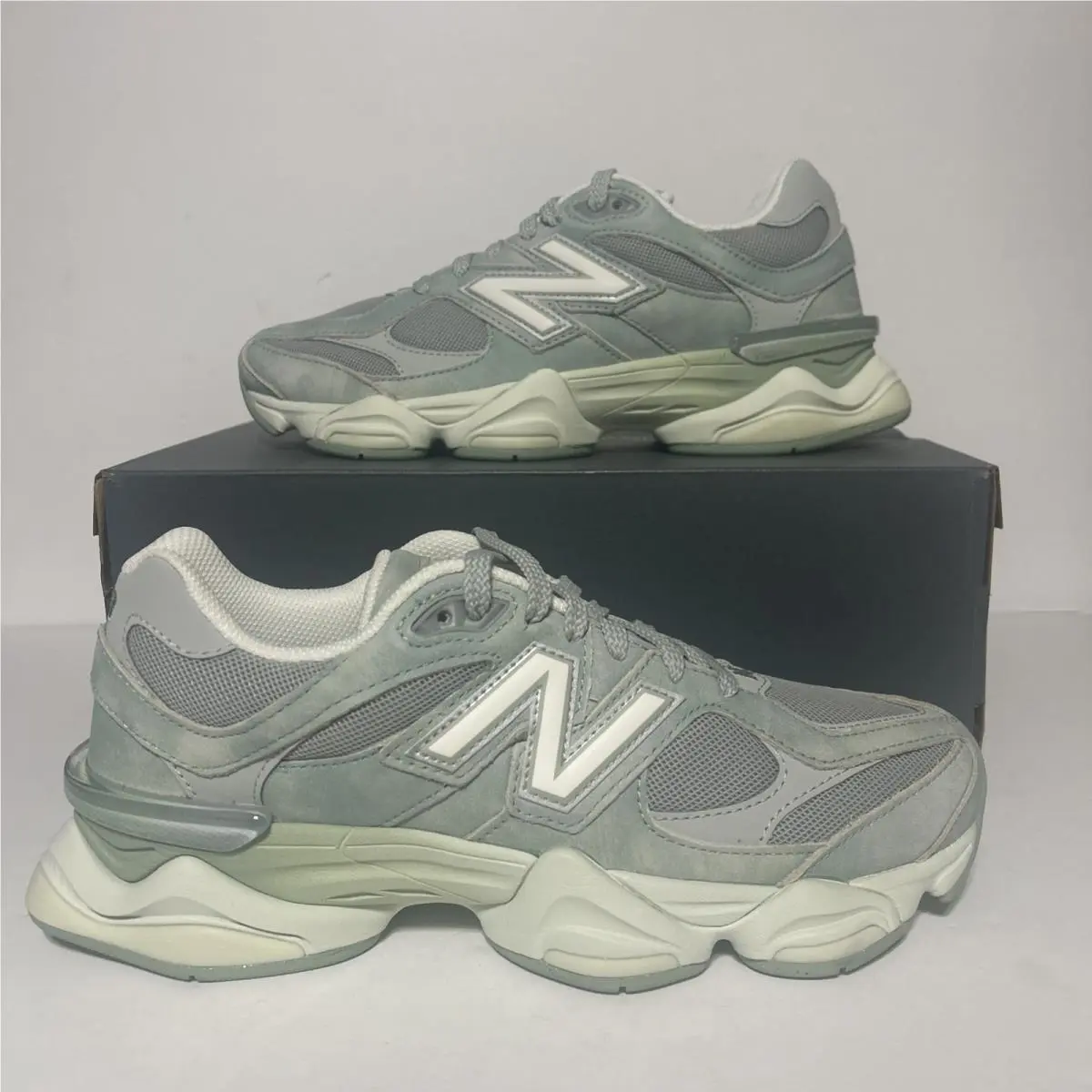 Size 9 - New Balance 9060 Mosaic Green Sea Salt Men’s Rare Color