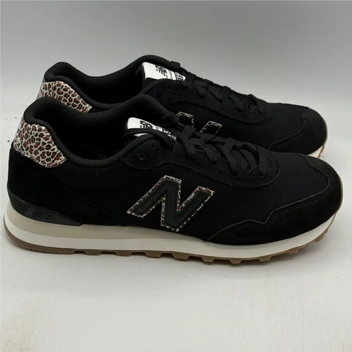 New Balance 515 Sneakers Womens Size 10 Black Leopard Print Animal WL515SB3
