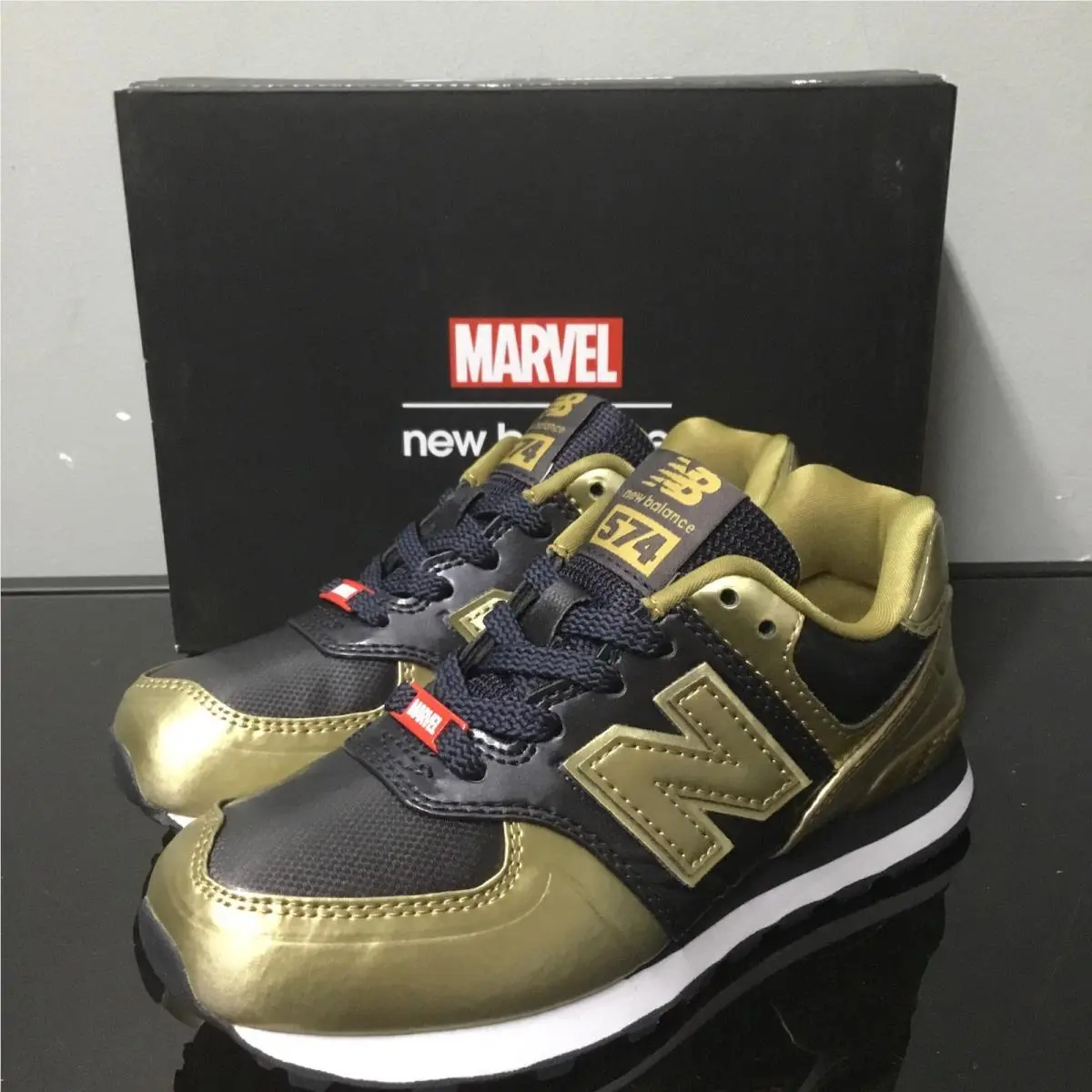 New Balance Kids 574 Size 13 Marvel Thanos PC574TH