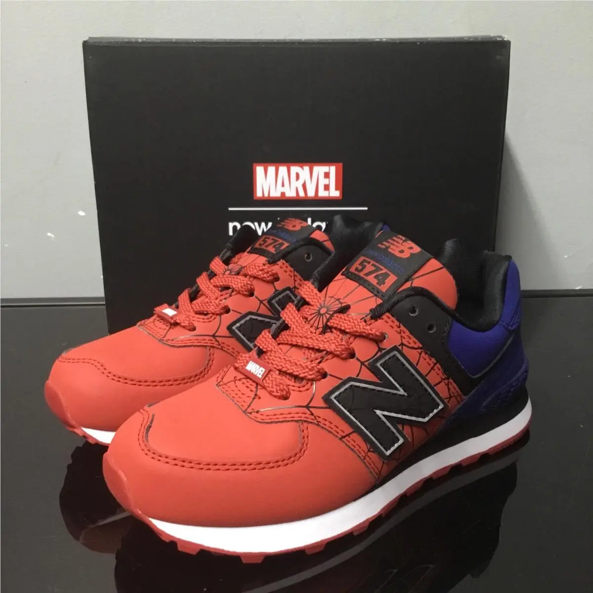 New Balance Kids 574 Size 13 Marvel Spider-man PC574SM