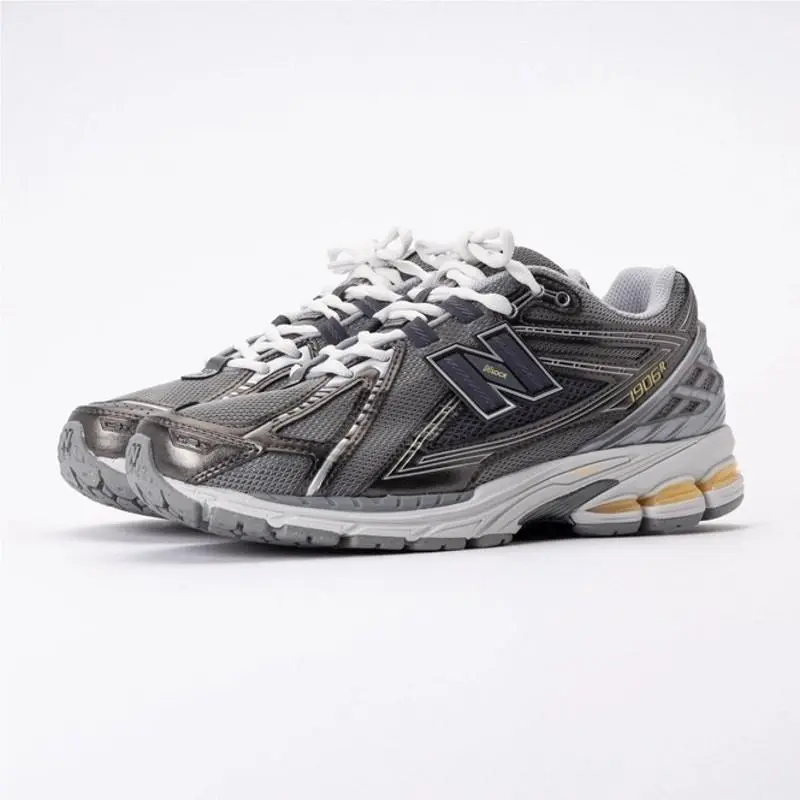 New Balance Women`s 6.5 Running Shoes U1906RV1 Metallic Grey Black