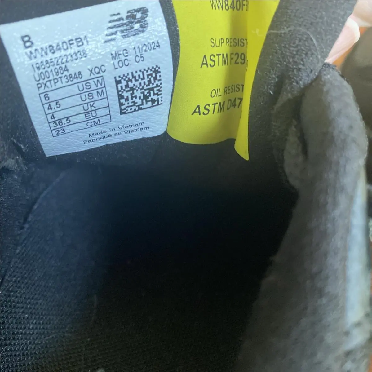 New Balance shoes - WW840FB1 - WW840FB1 - Black 9