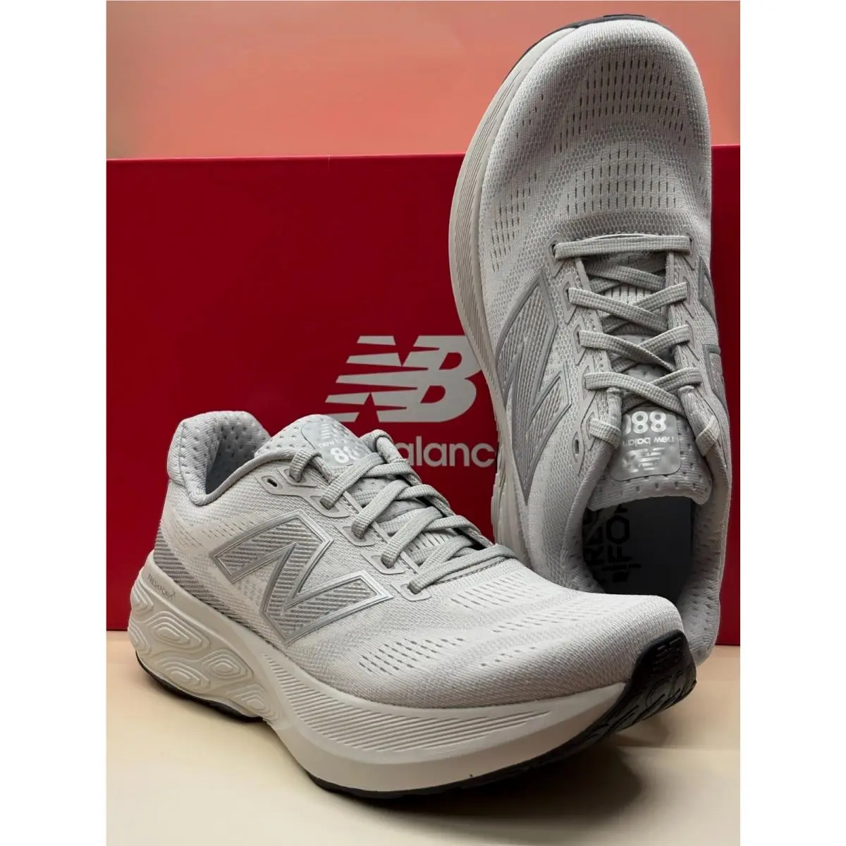 New Balance W880Y15 Grey Women`s Running Shoes Medium Size:8.5
