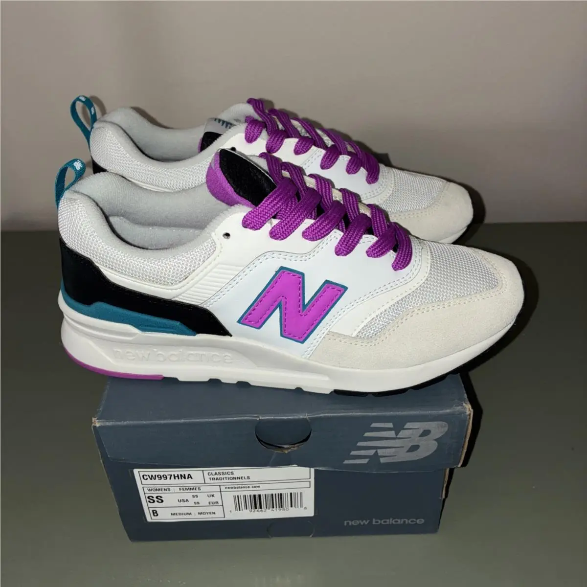 New Balance shoes - New Balance 997 - CW997HNA - Black, Manufacturer: Black/Blue-White 8