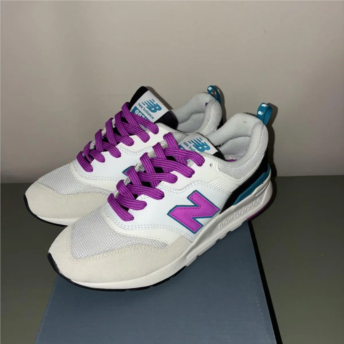 New Balance shoes - New Balance 997 - CW997HNA - Black, Manufacturer: Black/Blue-White 4
