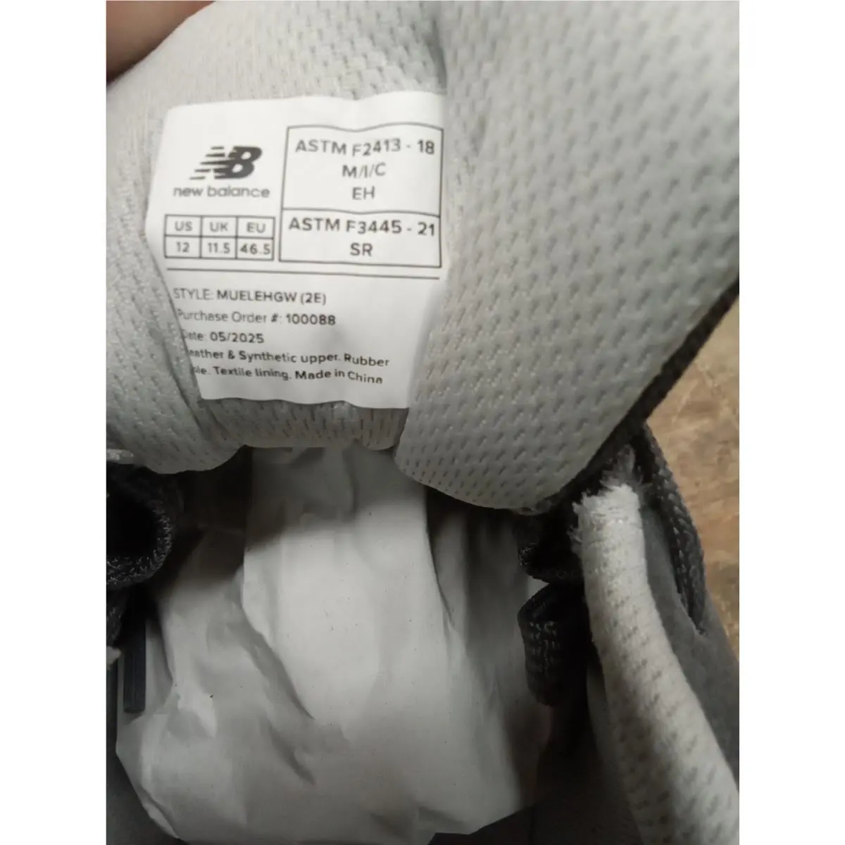 New Balance shoes - Safety Elite Lite - Safety Elite Lite - Black 4