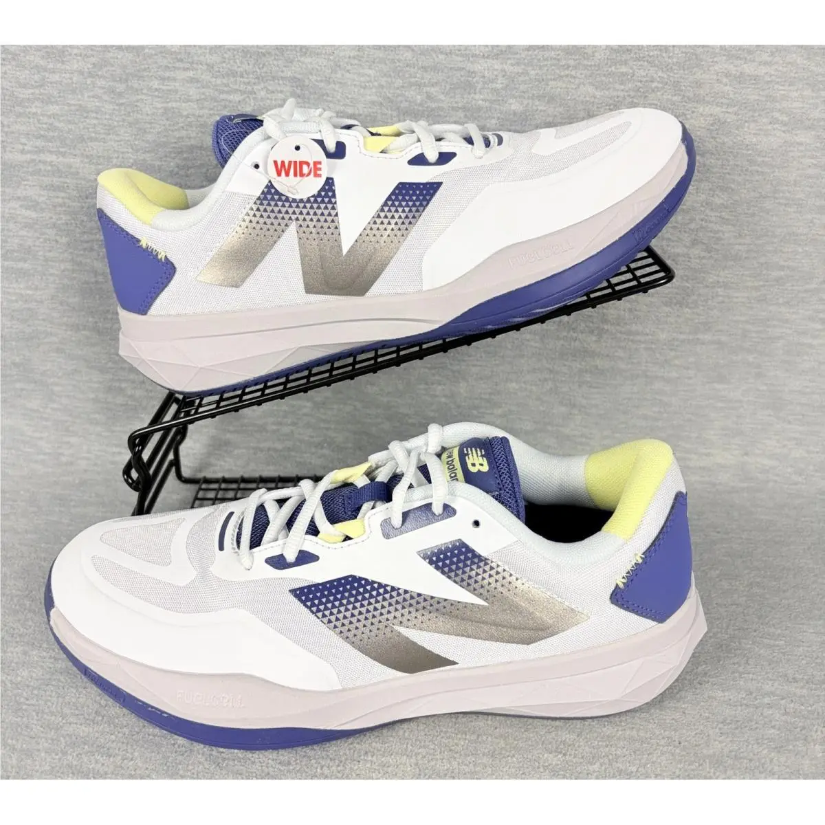 New Balance Fuelcell 796v4 Pickleball Sneakers Womens 10.5 W White Blue Tennis