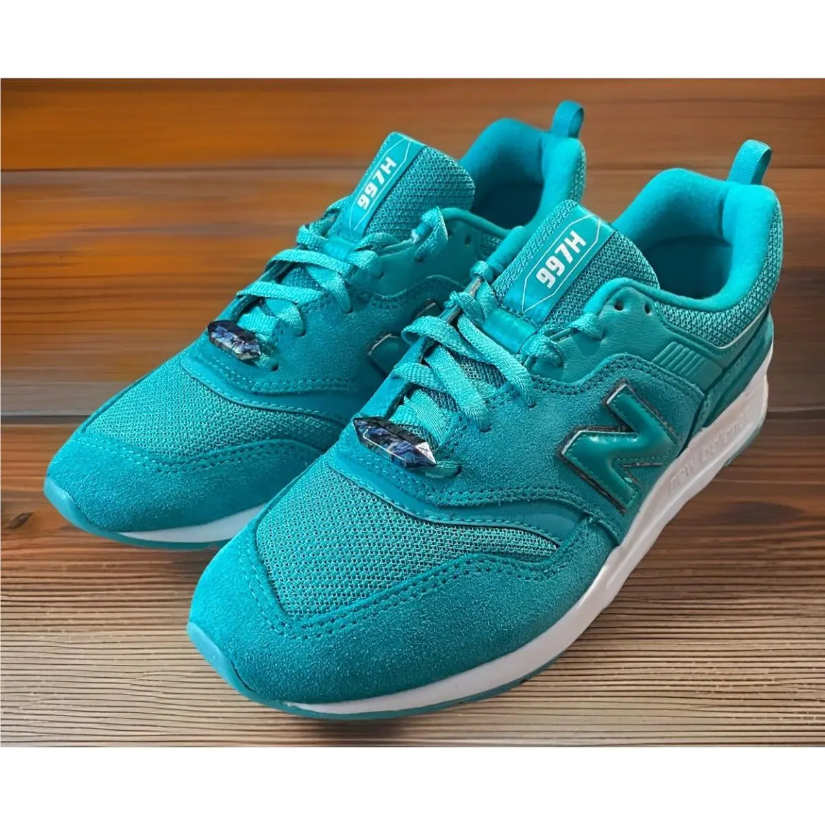 New Balance shoes - New Balance 997 - Teal White (UPC: 193362375616) 1