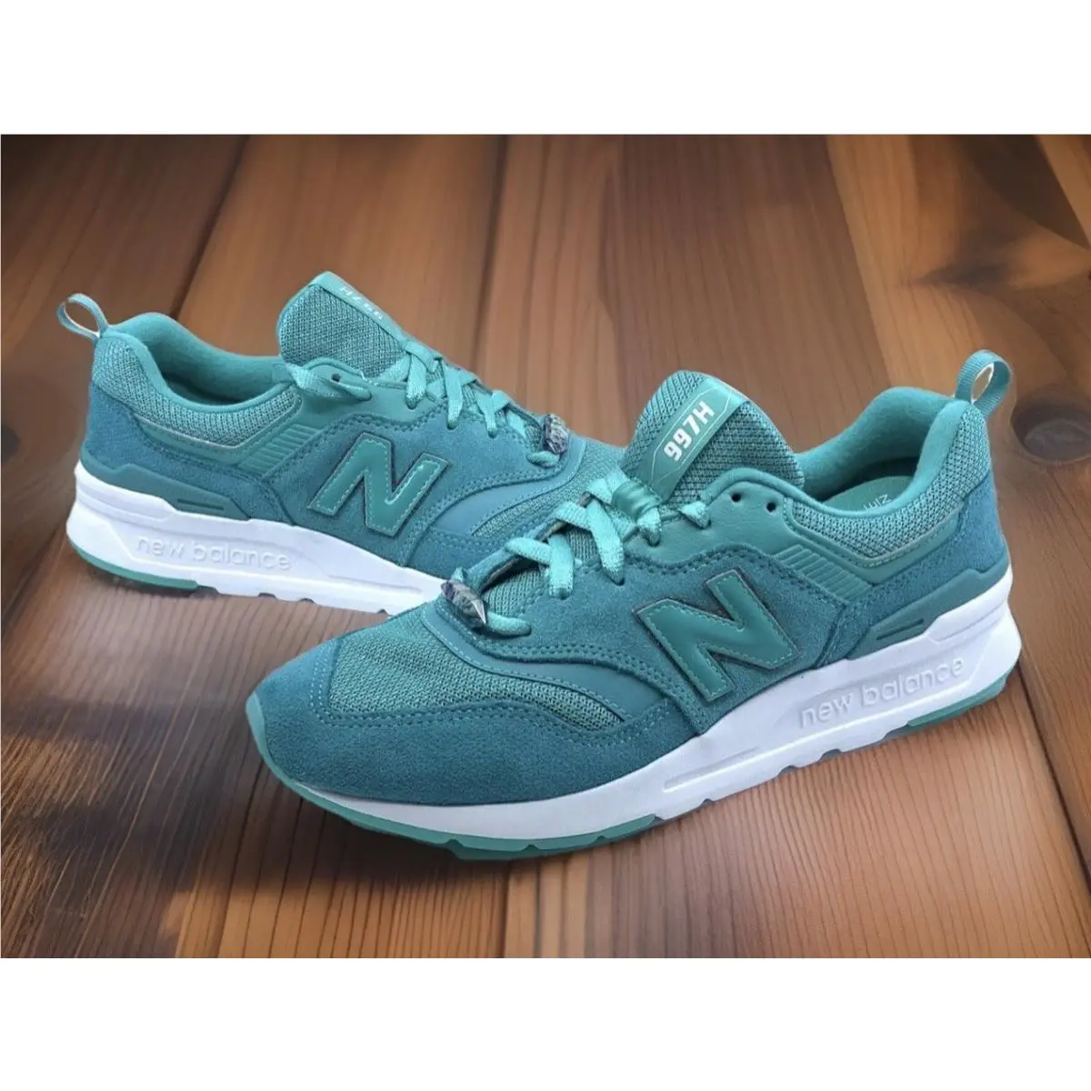 New Balance shoes - New Balance 997 - Teal White (UPC: 193362375616) 3