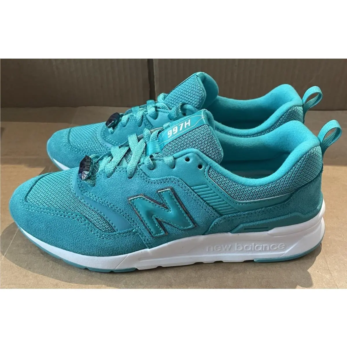 New Balance shoes - New Balance 997 - Teal White (UPC: 193362375616) 4