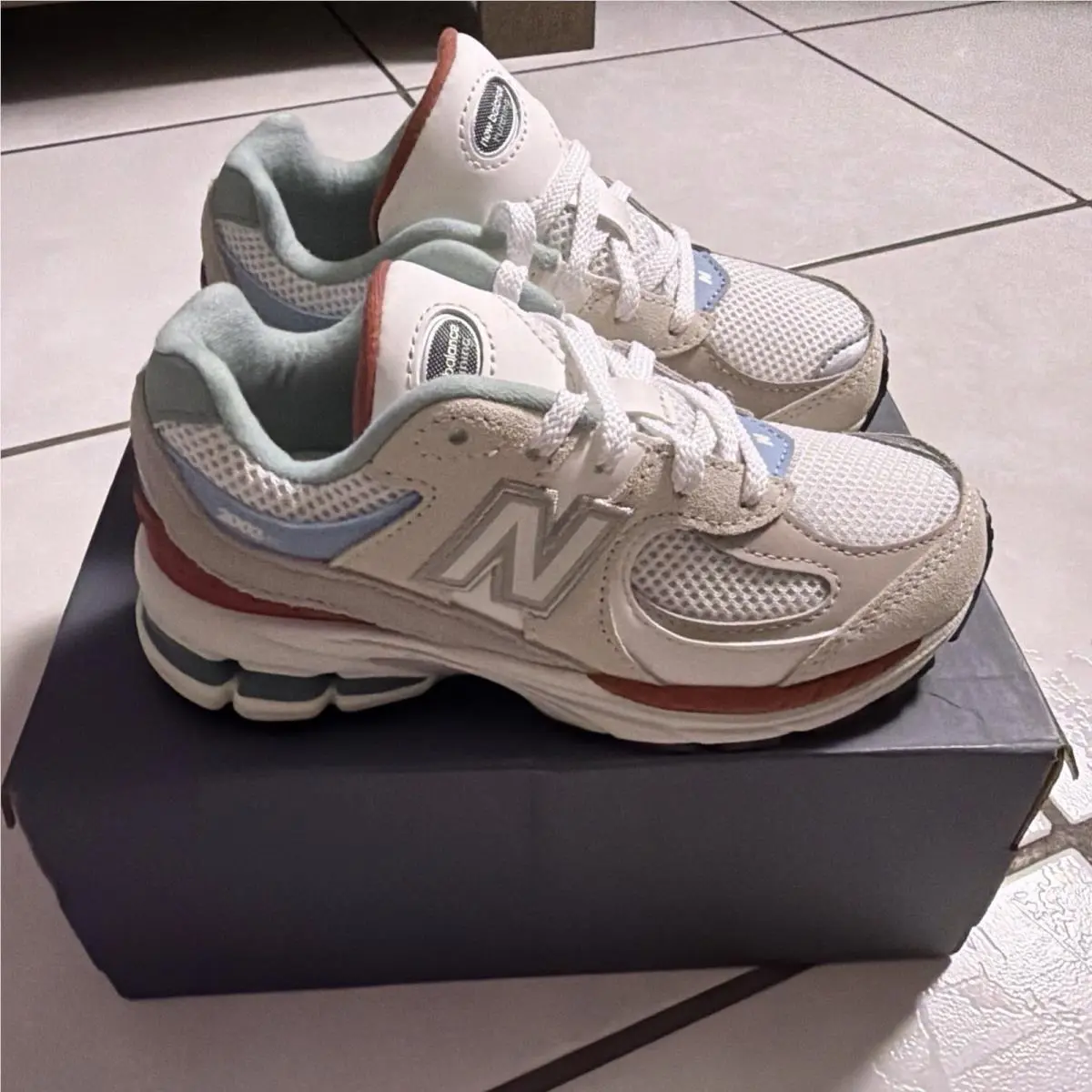 New Balance shoes - New Balance 2002R - PC2002JF - Cream/Red/Blue/Green 1