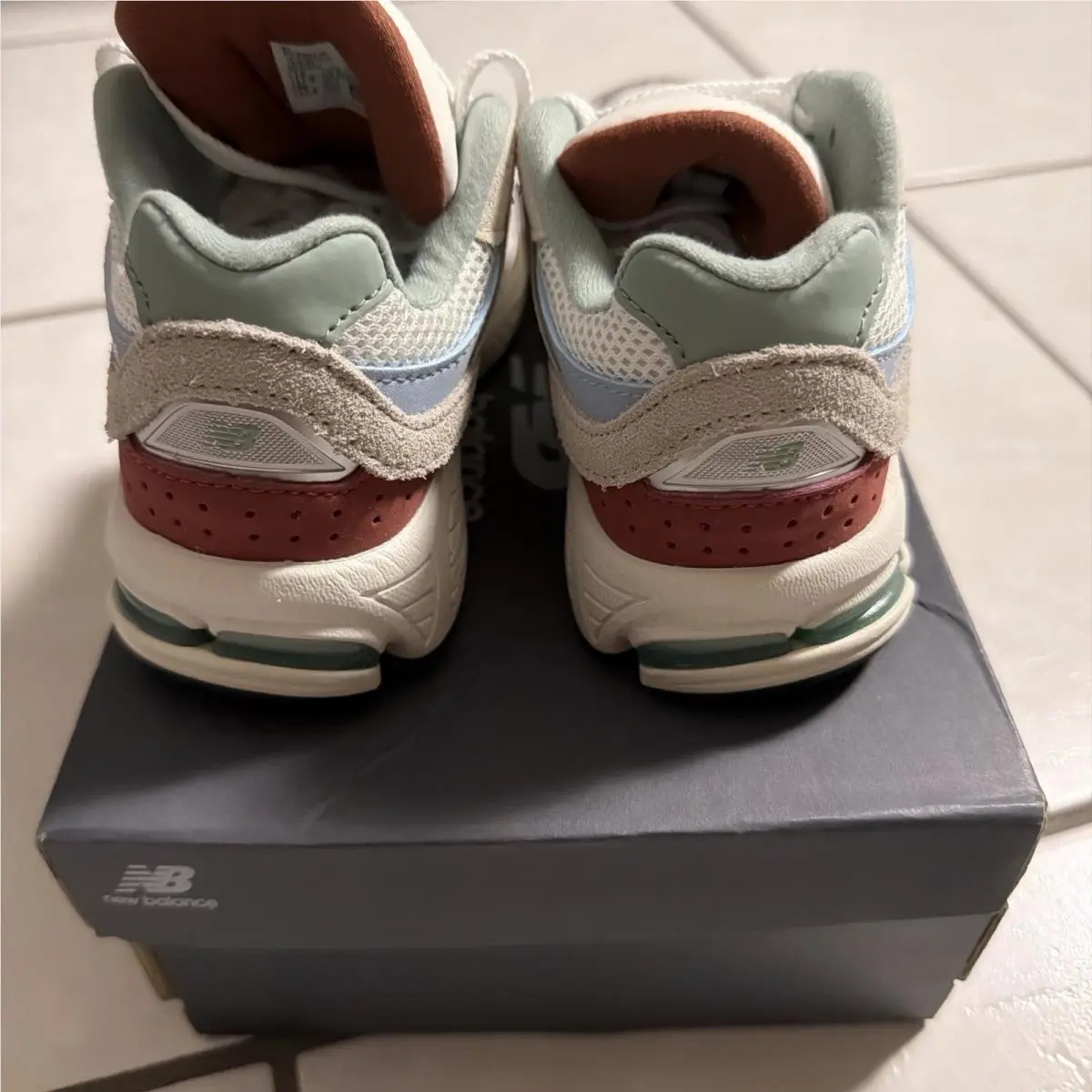New Balance shoes - New Balance 2002R - PC2002JF - Cream/Red/Blue/Green 2