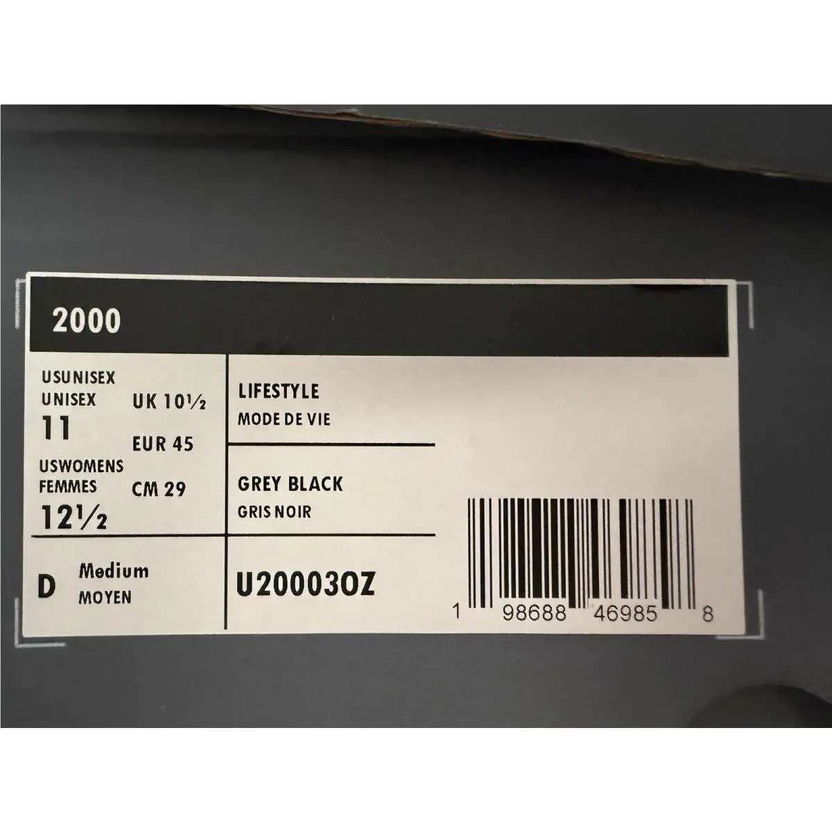 New Balance shoes - New Balance 2000 - U20003OZ - Silver 5