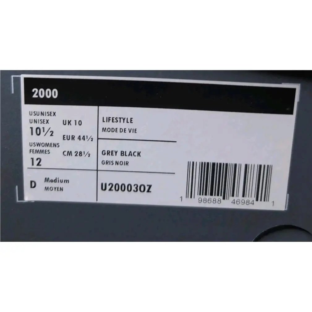 New Balance shoes - New Balance 2000 - U20003OZ - Silver 4