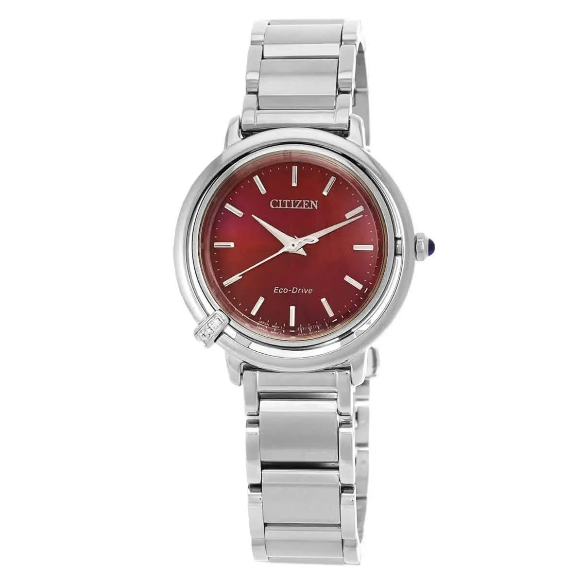 EM1090-78X  L Red Mop Dial 31 mm Women`s Watch by Citizen