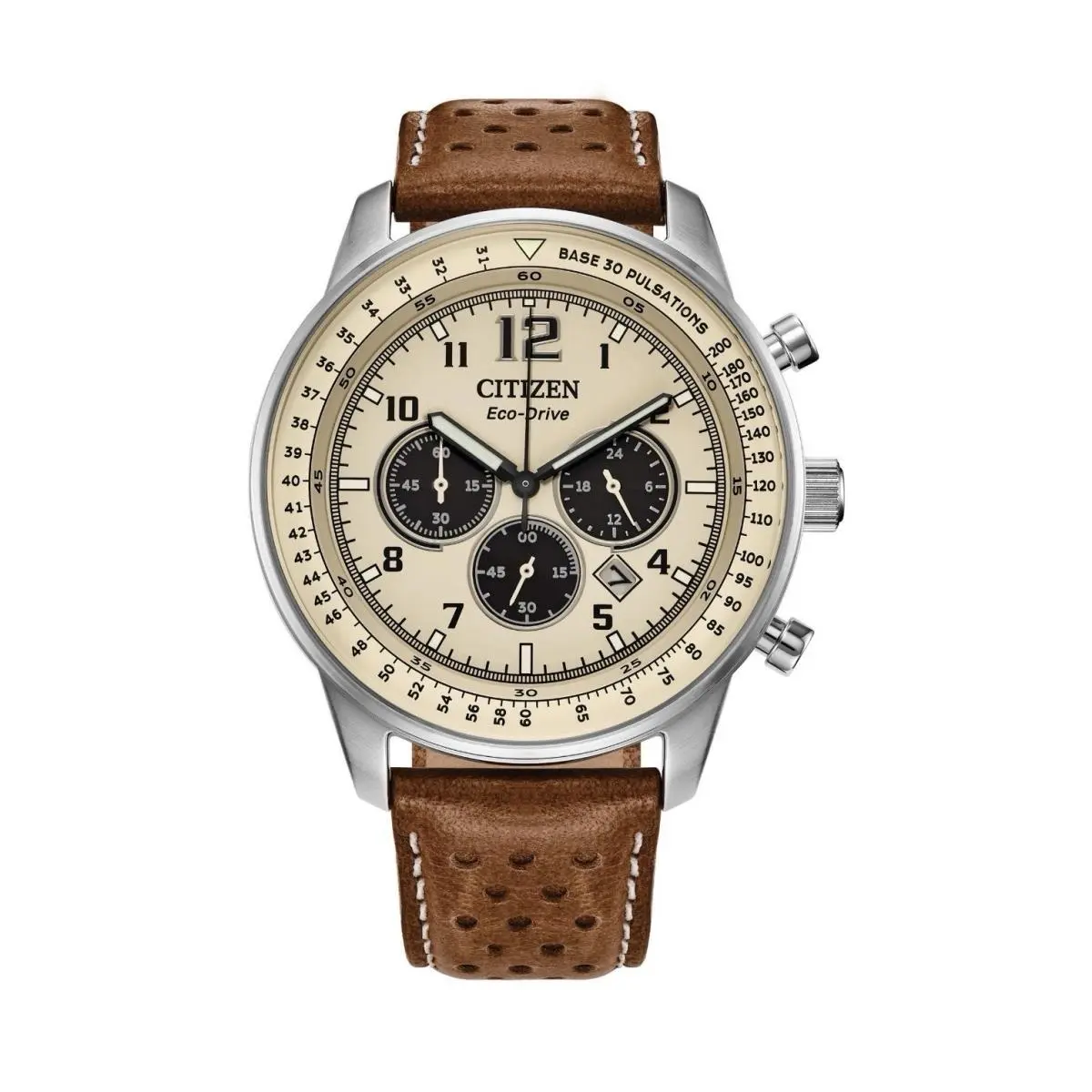 Citizen Eco Drive Weekender Chronograph Stainless Steel Quartz Men`s