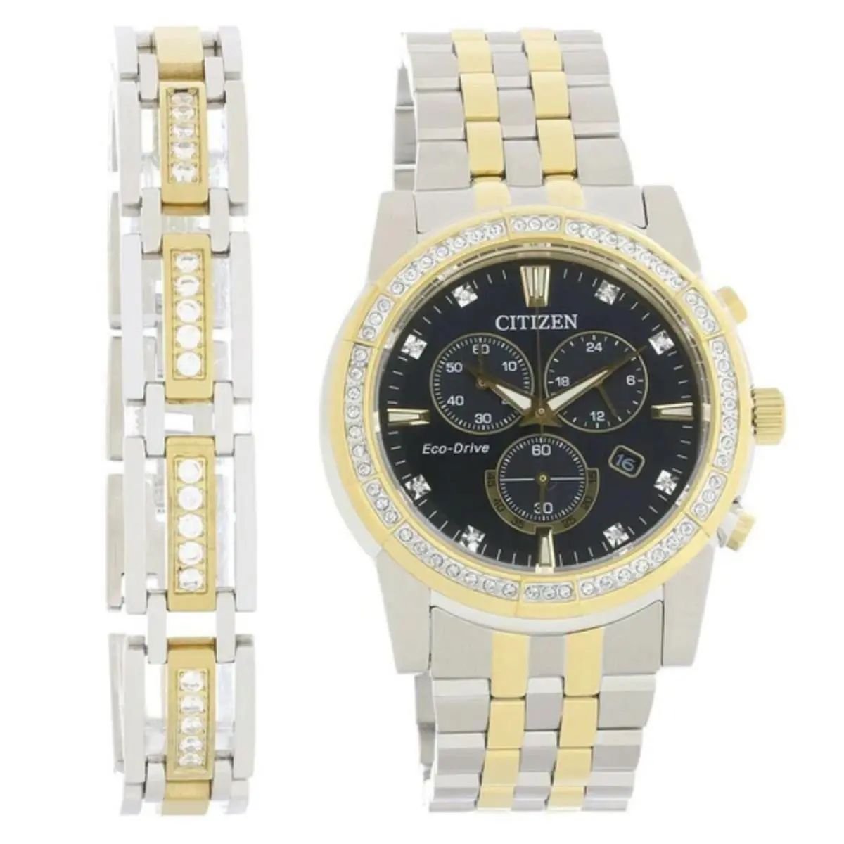 Citizen Men`s Corso Black Dial Watch - AT2454-65E