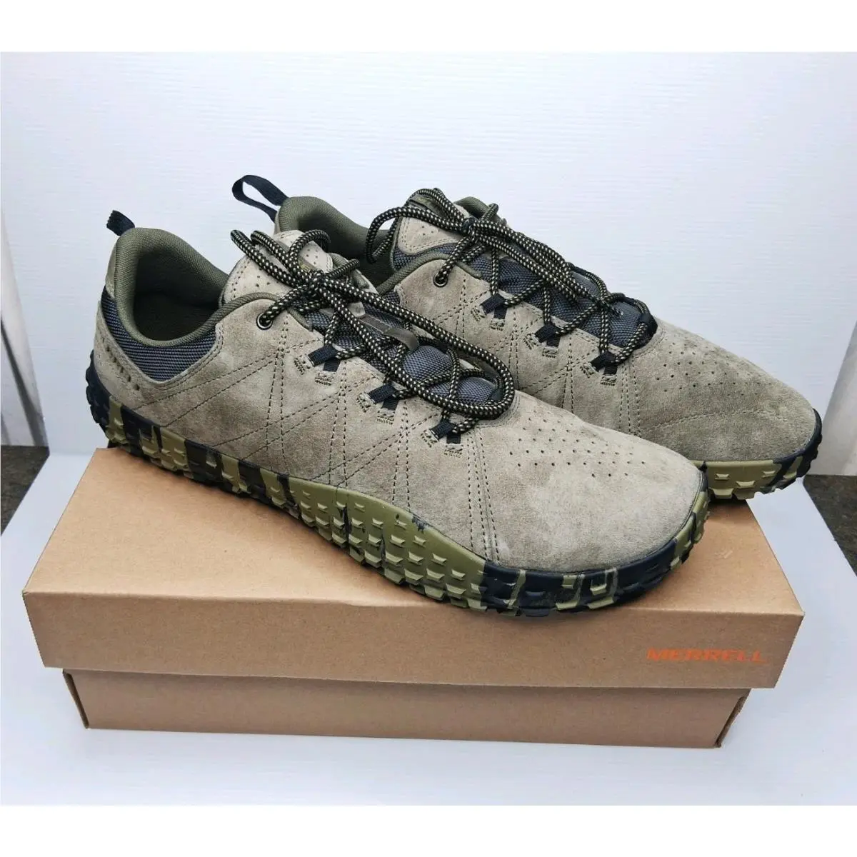 Merrell Wrapt Olive Camo Mens Size 15