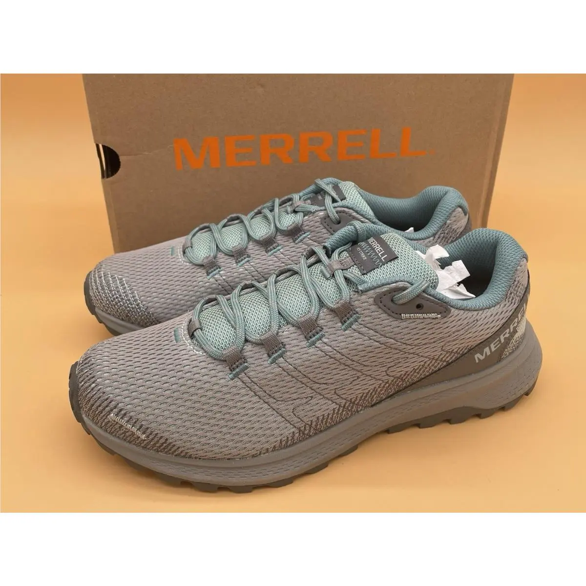 Size 10.5 M Merrell Women Fly Strike Paloma Hiking Shoes Sneakers Gray Medium
