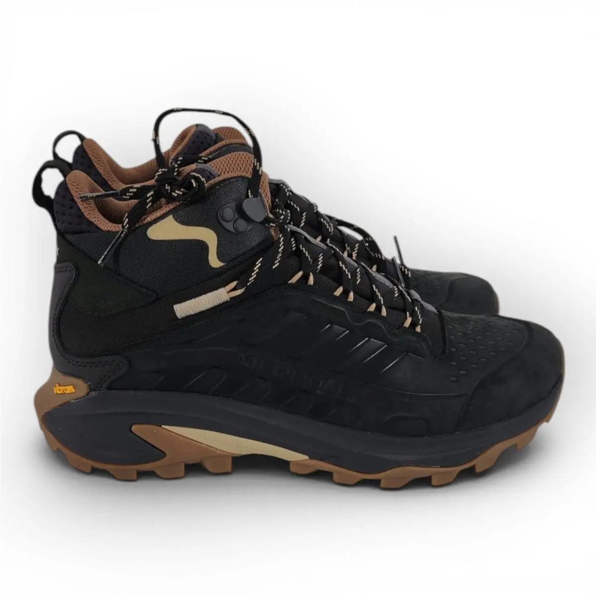 Merrell Men`s Moab Speed 2 Leather Mid Waterproof Hiking Boots Shoes Size 8.5