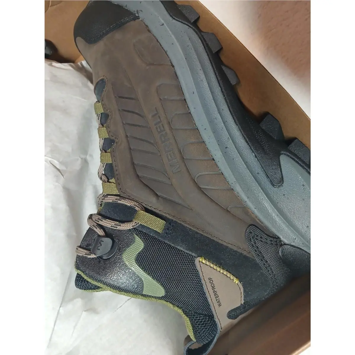 Merrell shoes - WORK - WORK - J007897W - Dark Taupe 8