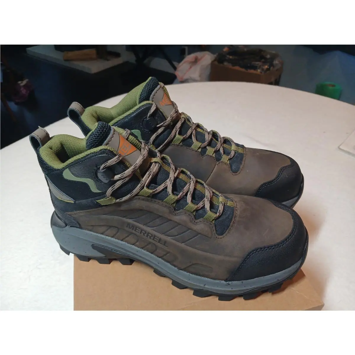 Merrell shoes - WORK - WORK - J007897W - Dark Taupe 5