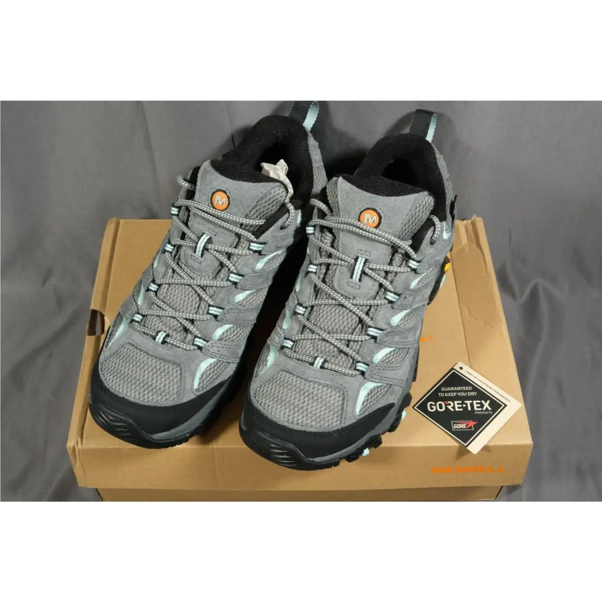 Merrell Women`s Moab 3 Gtx J036318W Hiking Shoes Usa 10.5 W Wide Sedona Sage