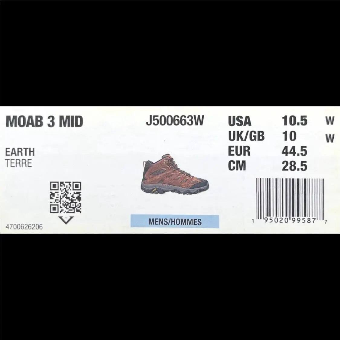 Merrell shoes - J500663W - J500663W - Brown (UPC: 195020995877) 8