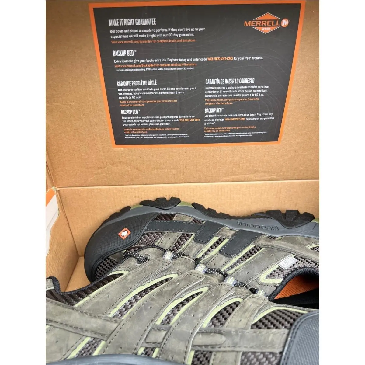 Merrell shoes - Moab 2 Vent WP CT - Gray 7