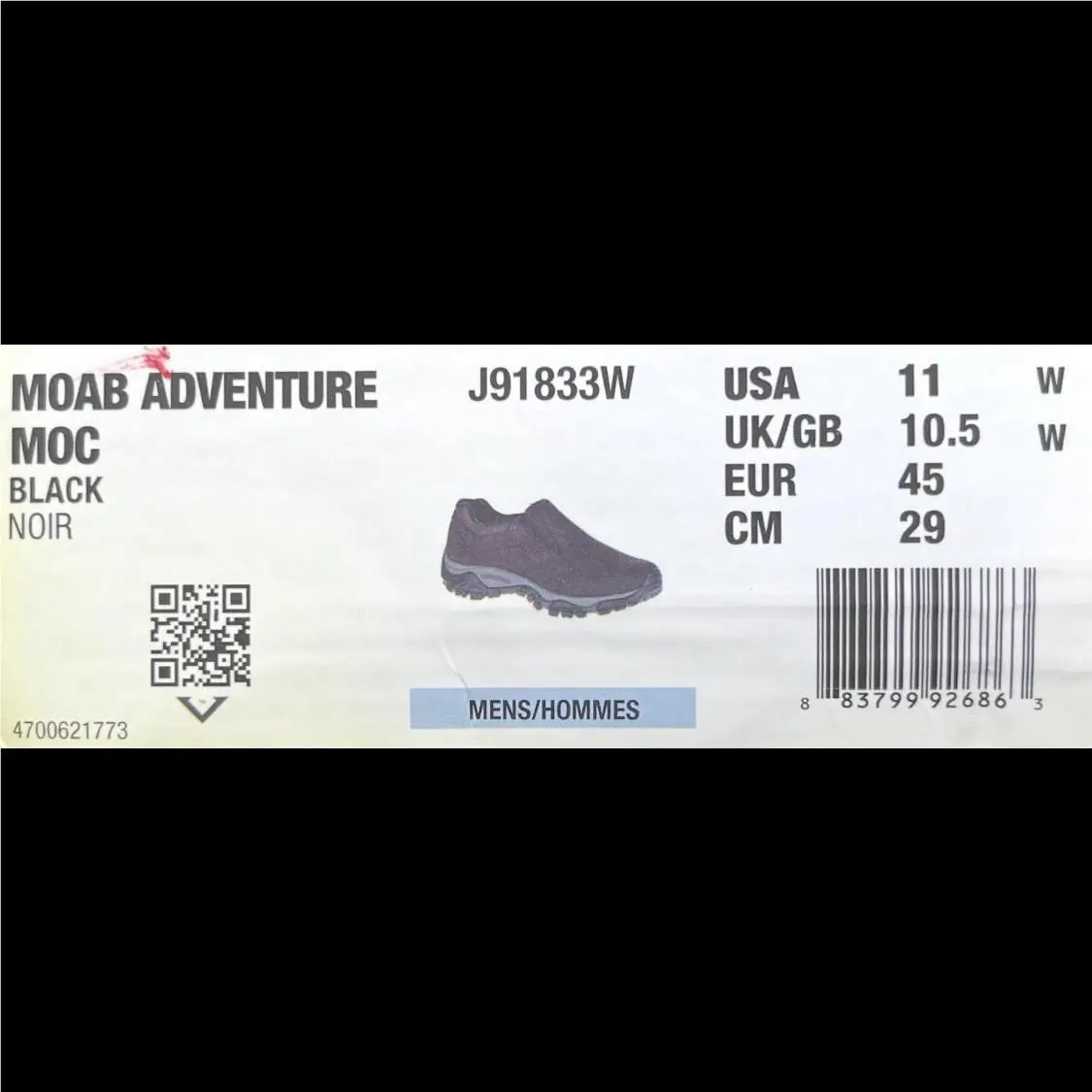 Merrell shoes - Moab Adventure - Moab Adventure - Black (UPC: 801100587596) 8