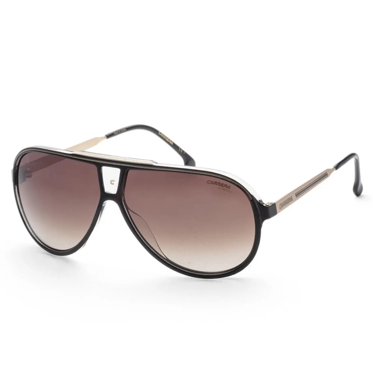 Carrera Men`s 63mm Black Gold Sunglasses CA1050-S-2M2-HA