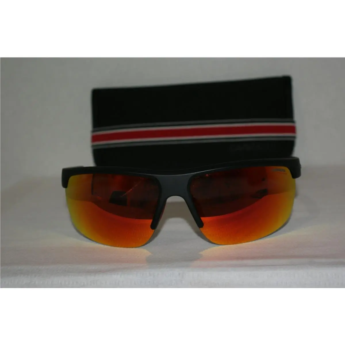 Carrera Sunglasses 4005/S Matte Black/red Orange 003 65-16 W Orig Case