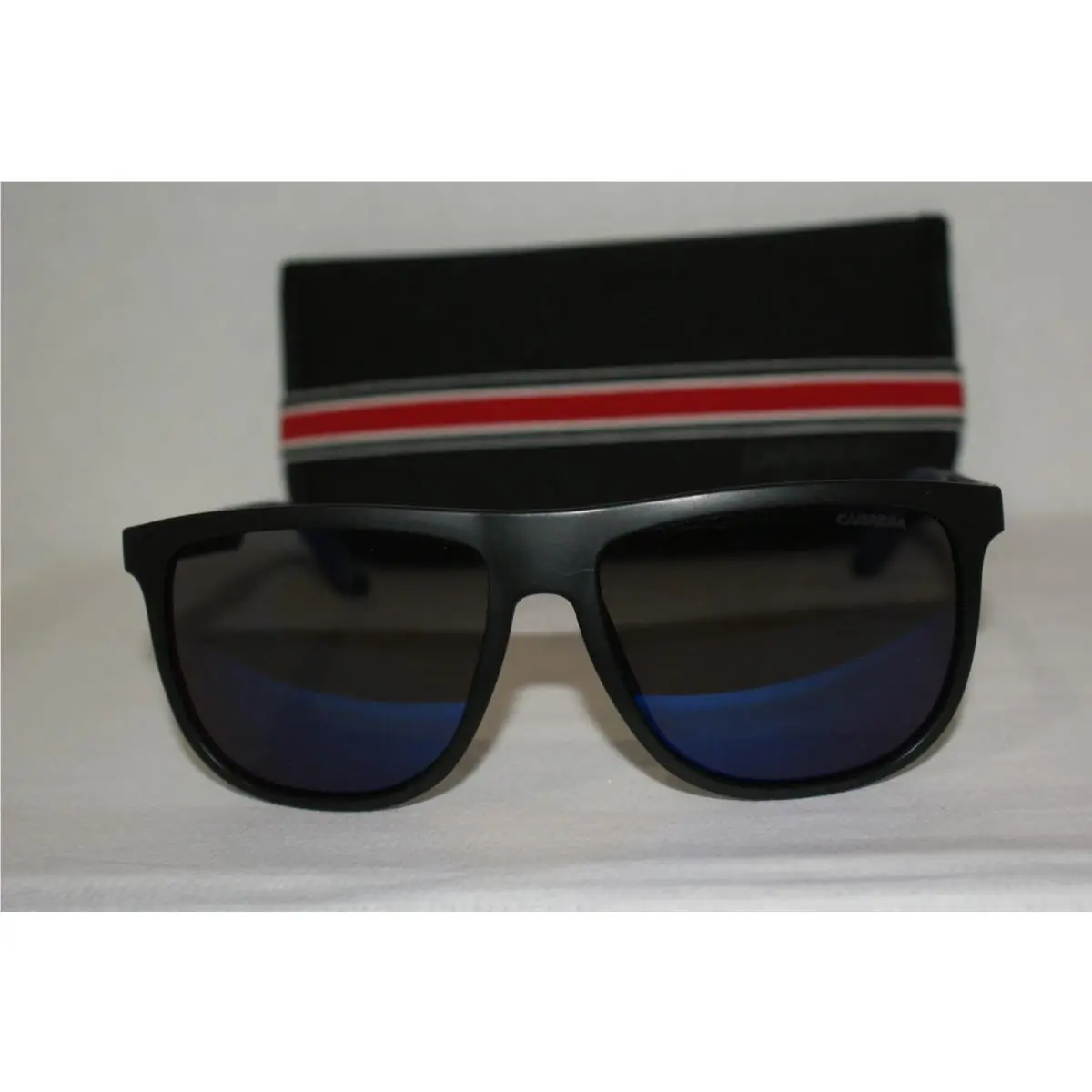 Authen Carrera Sunglasses 5003/SP Matte Black/blue H86 58-16 W Case
