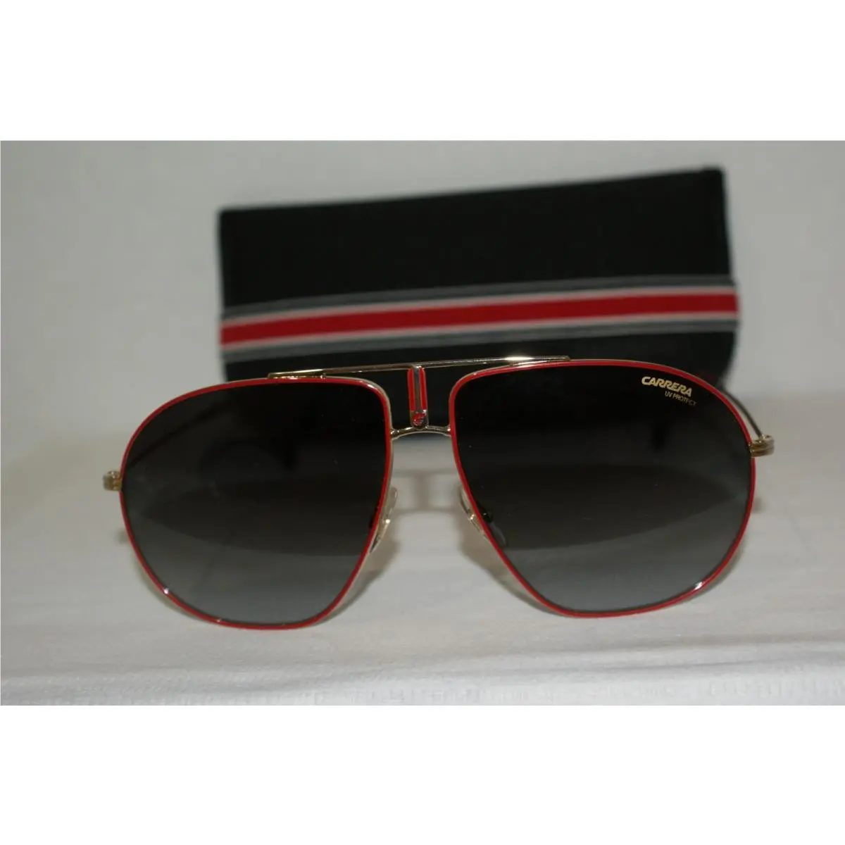 Carrera Sunglasses Bound Red Gold AU2 62-13 W Case