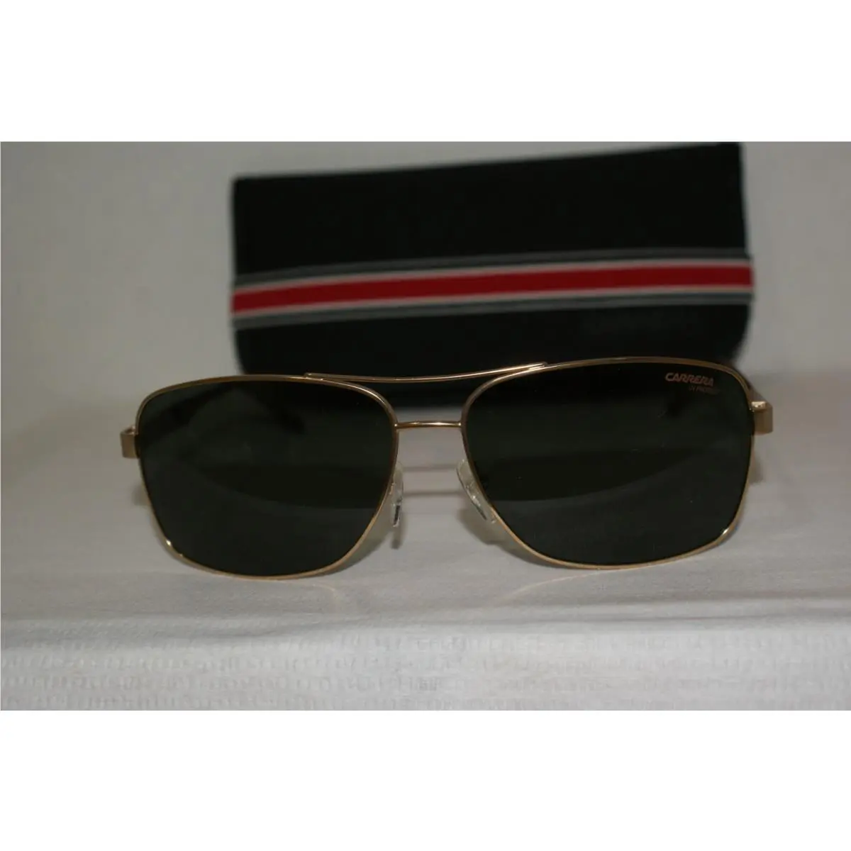 Carrera Sunglasses 8014/S Matte Gold Aoz 61-14 W Case