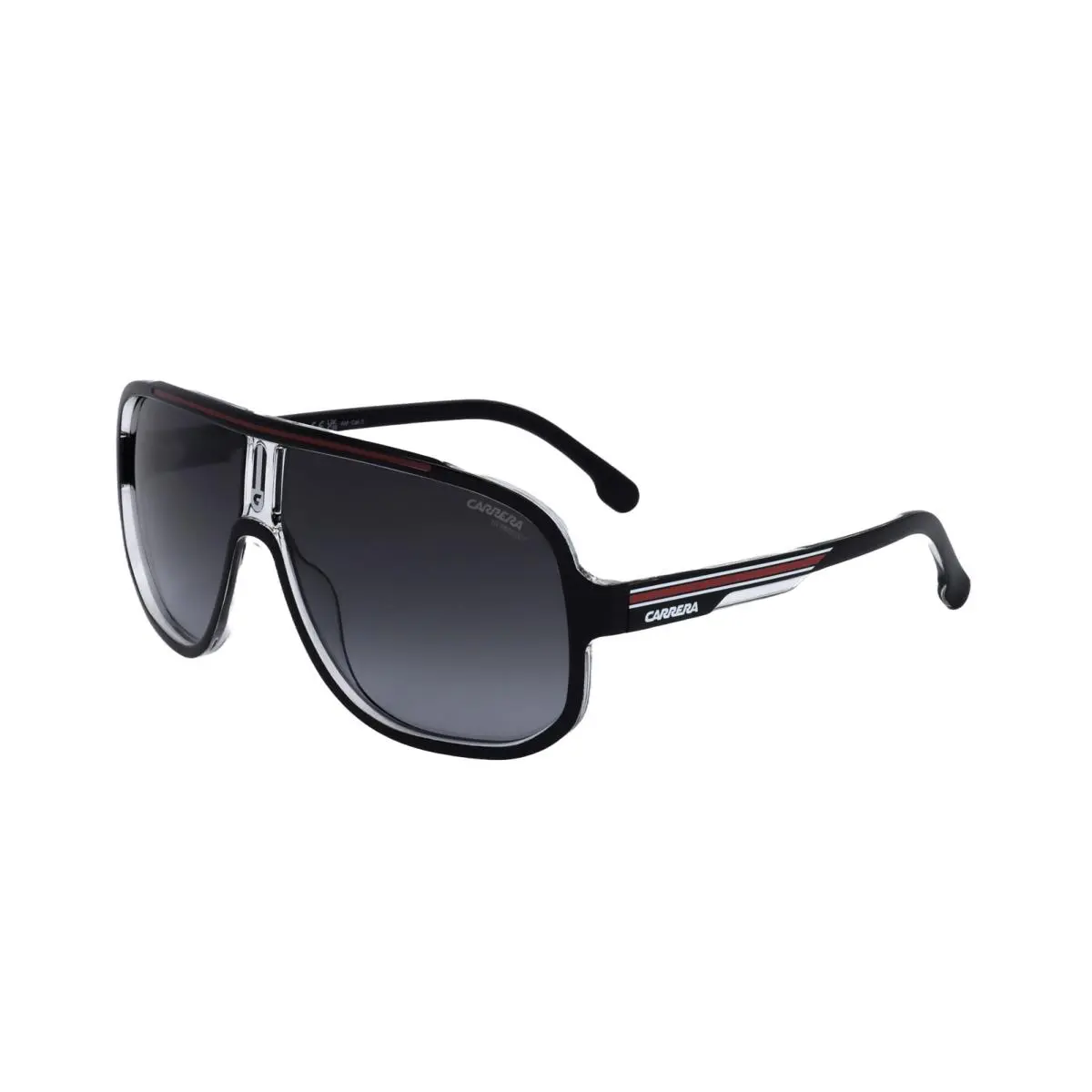 Carrera Men`s 63 mm Black Red Sunglasses CARRERA1058-S-OIT-63