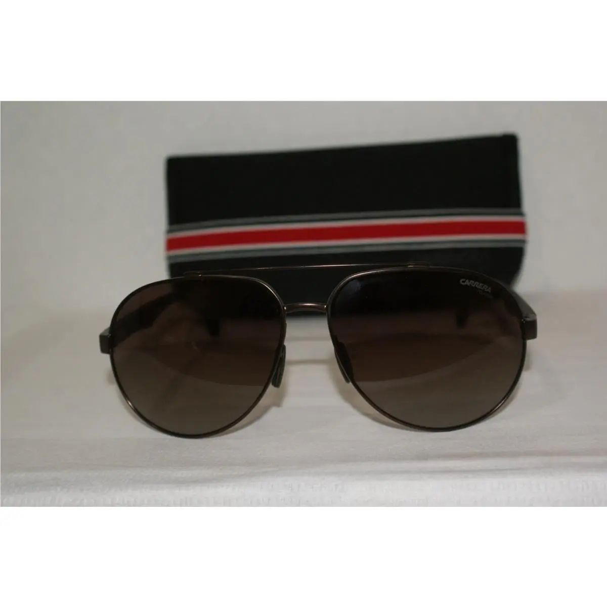 Sunglasses 8025 Matte Brown YZ4 63-14 W Case by Carrera