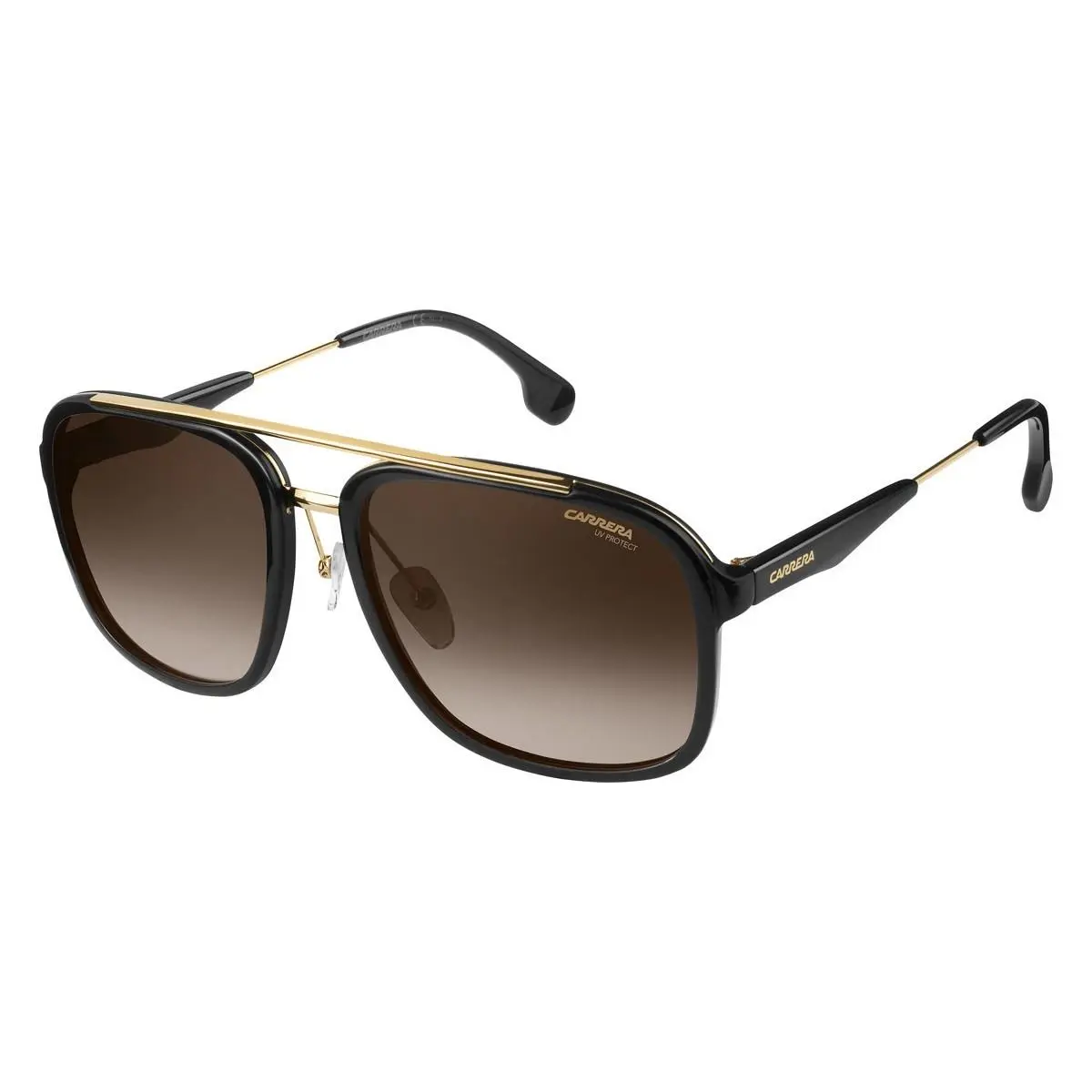Carrera 133/S 02M2/HA Black Gold/brown Gradient 57-19-140 Sunglasses