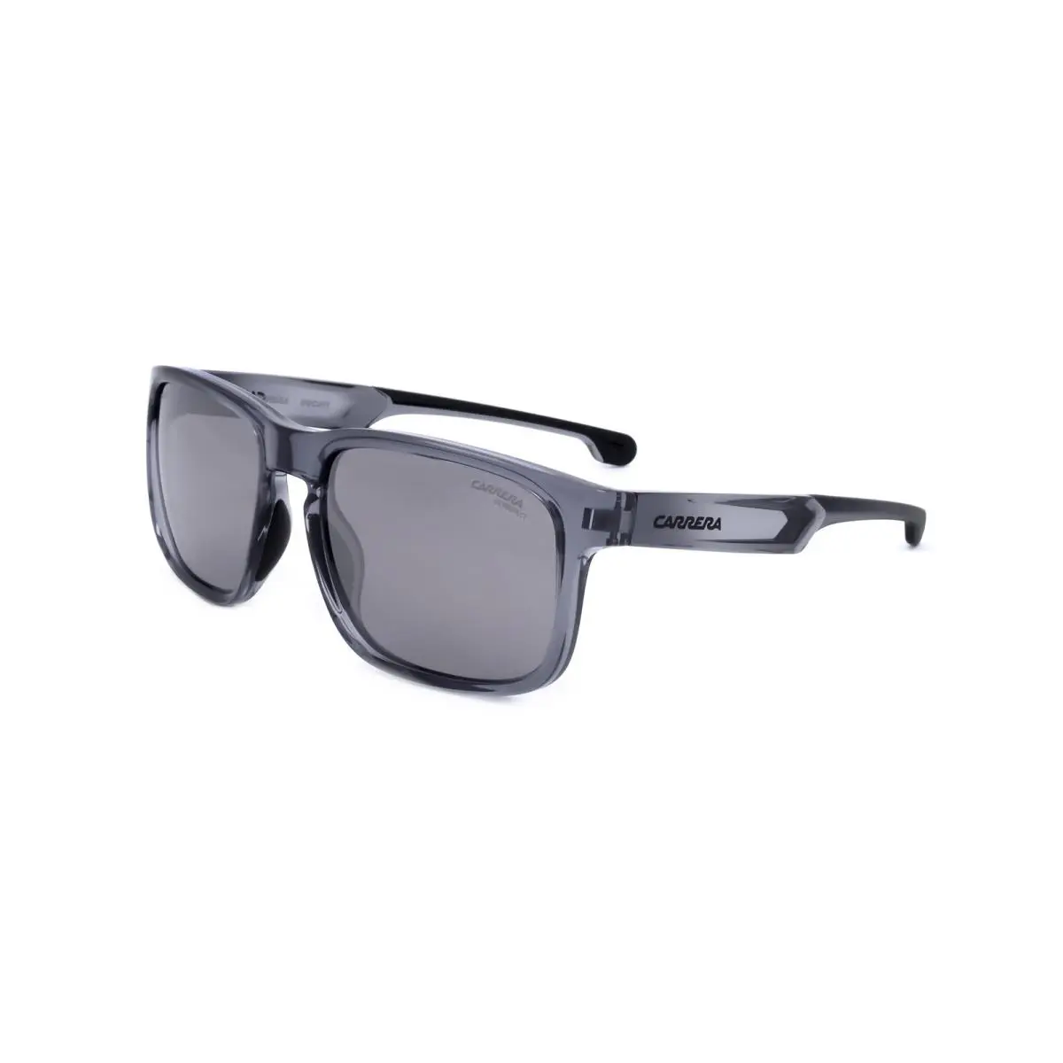 Carrera Men`s 57 mm Grey Black Sunglasses CARDUC001-S-R6S-57 - Frame: Grey, Lens: Silver, Other Frame: Grey Black