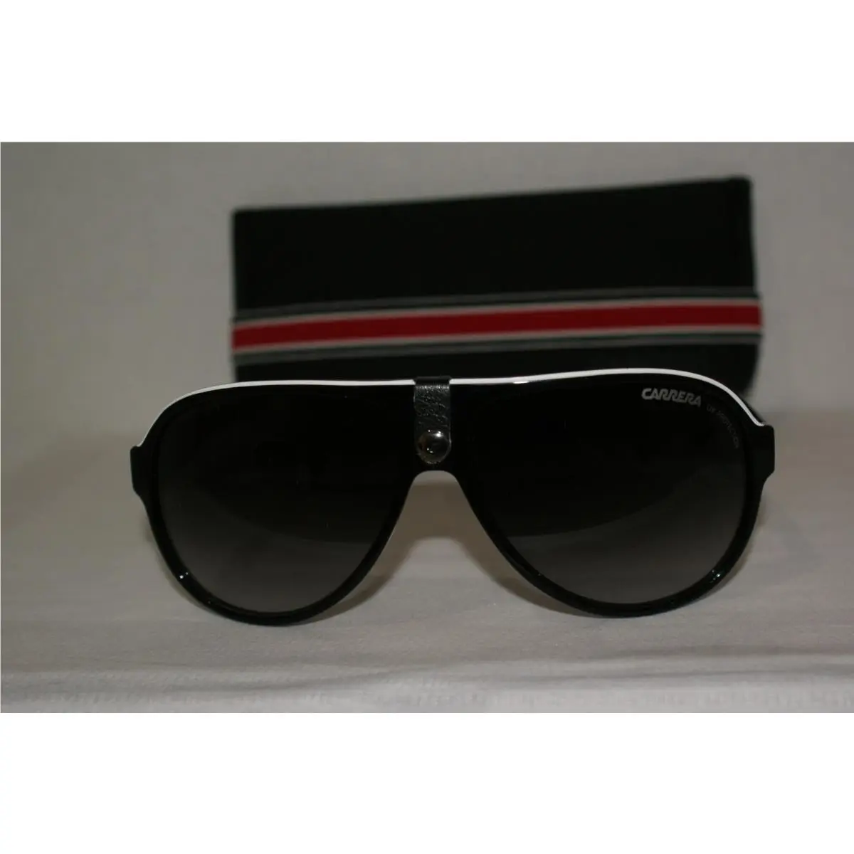 Carrera Sunglasses 32/S Black/white/gray 8V6 60-14 W Case